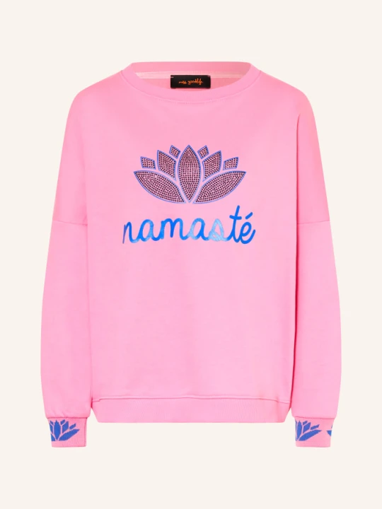 Zdjęcie produktu Miss Goodlife Bluza Z Kamieniami Ozdobnymi rosa różowy