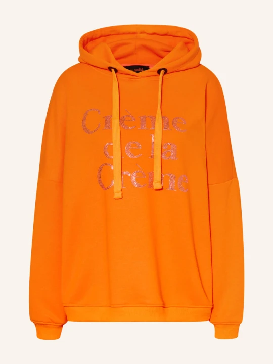 Zdjęcie produktu Miss Goodlife Bluza Z Kapturem Z Kamieniami Ozdobnymi orange