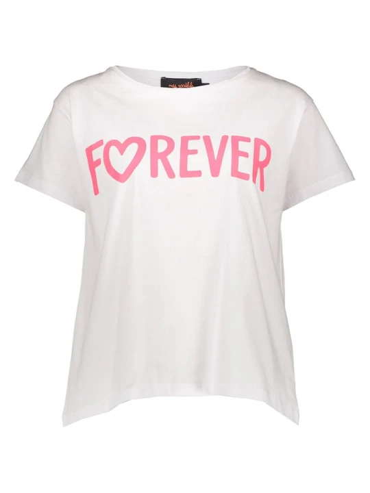 Zdjęcie produktu miss goodlife Koszulka "Forever" w kolorze białym rozmiar: S
