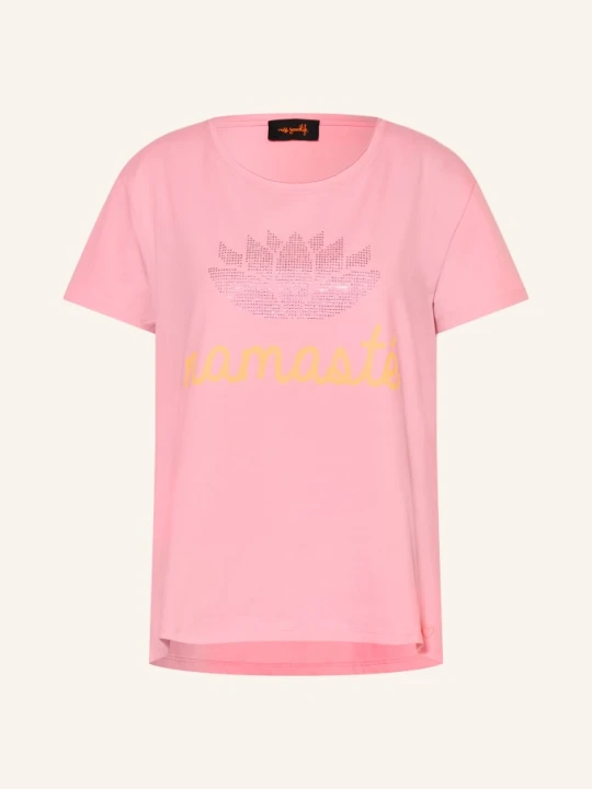 Zdjęcie produktu Miss Goodlife Koszulka Namaste Z Kamieniami Ozdobnymi rosa różowy
