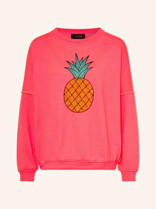 Zdjęcie produktu Miss Goodlife Oversize'owa Bluza Z Cekinami pink