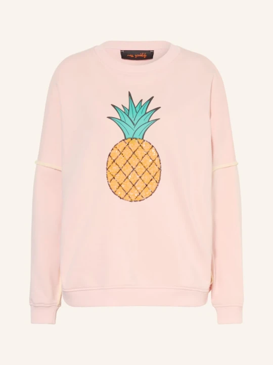 Zdjęcie produktu Miss Goodlife Oversize'owa Bluza Z Cekinami rosa BLADORÓŻOWY