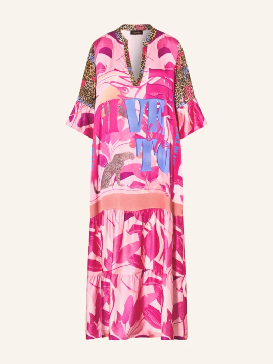 Zdjęcie produktu Miss Goodlife Satyna Sukienka Butterfly pink