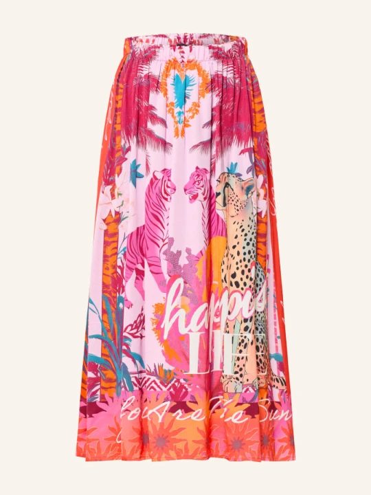 Zdjęcie produktu Miss Goodlife Satynowa Spódnica Tiger Heart pink