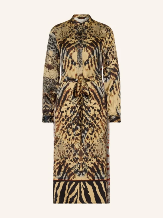 Zdjęcie produktu Miss Goodlife Satynowa Sukienka Blue Zebra beige