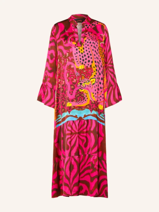 Zdjęcie produktu Miss Goodlife Satynowa Sukienka pink
