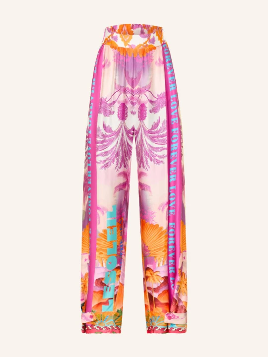 Zdjęcie produktu Miss Goodlife Spodnie Marlene Z Satyny pink