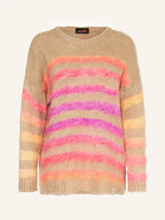 Zdjęcie produktu Miss Goodlife Sweter Oversized Z Dodatkiem Alpaki beige