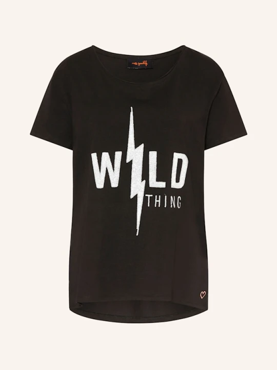 Zdjęcie produktu Miss Goodlife T-Shirt Z Cekinami schwarz CZARNY