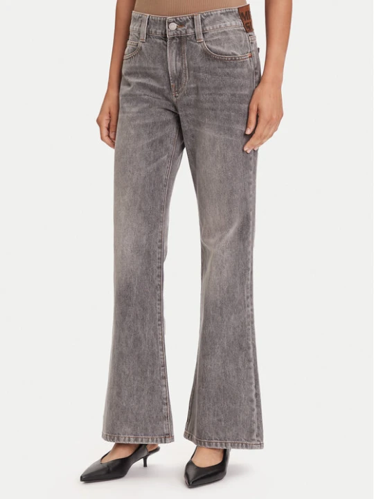 Zdjęcie produktu Miss Sixty Jeansy 6S1JJ47800 Szary Flare Fit