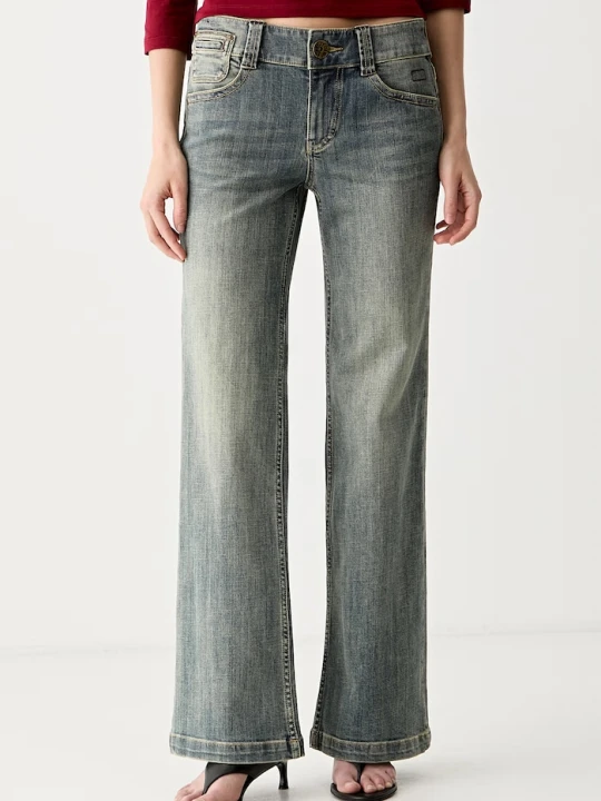 Zdjęcie produktu Miss Sixty jeansy flare damskie niebieski