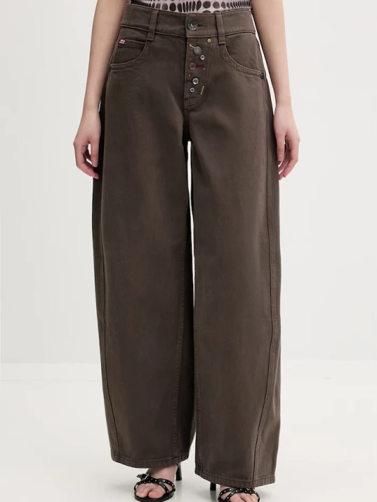 Zdjęcie produktu Miss Sixty jeansy relaxed fit damskie brązowy