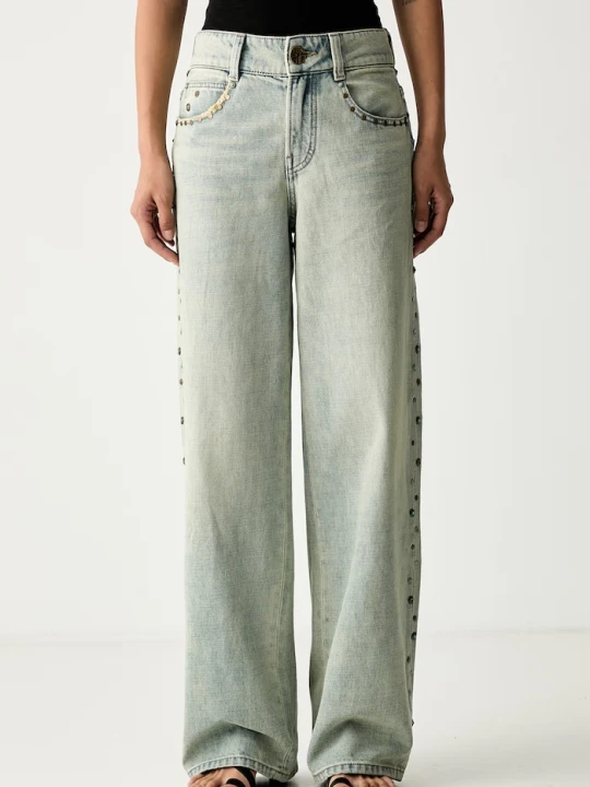 Zdjęcie produktu Miss Sixty jeansy straight damskie niebieski