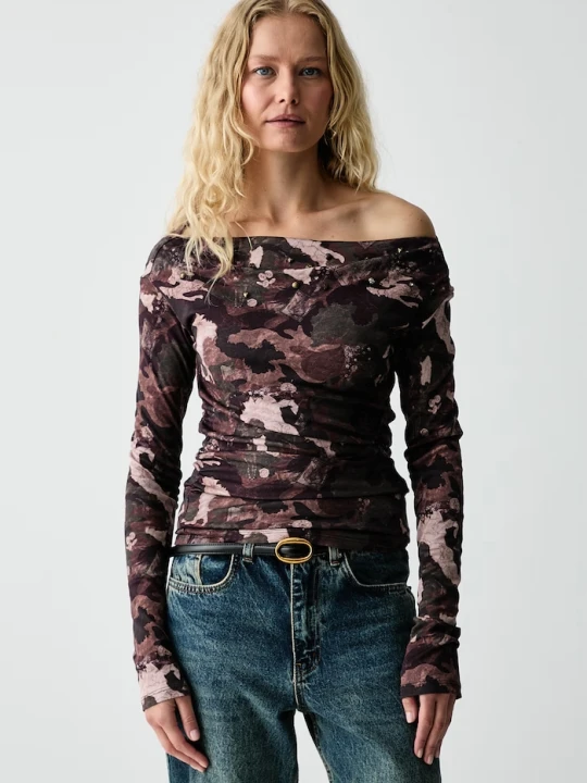 Zdjęcie produktu Miss Sixty longsleeve damski z modalem zielony