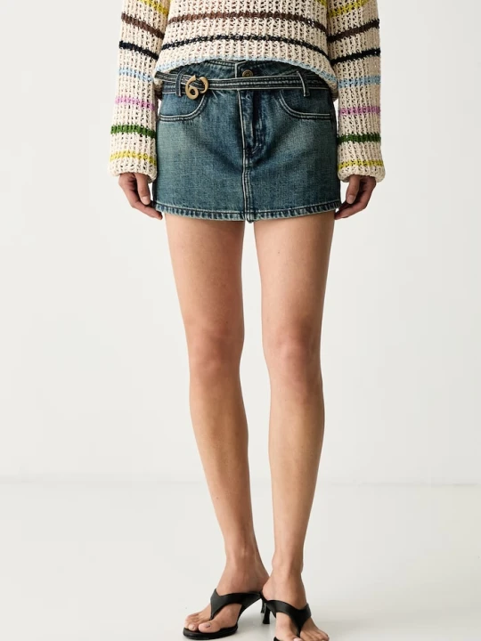 Zdjęcie produktu Miss Sixty spódnicospodnie damskie jeansowe niebieski