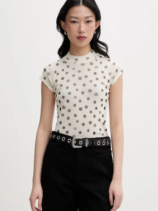 Zdjęcie produktu Miss Sixty T-shirt damski beżowy