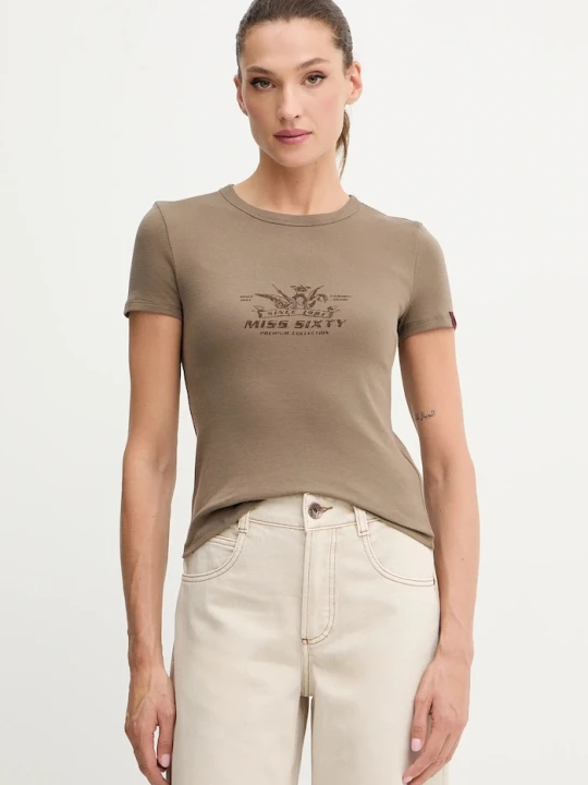 Zdjęcie produktu Miss Sixty t-shirt brązowy