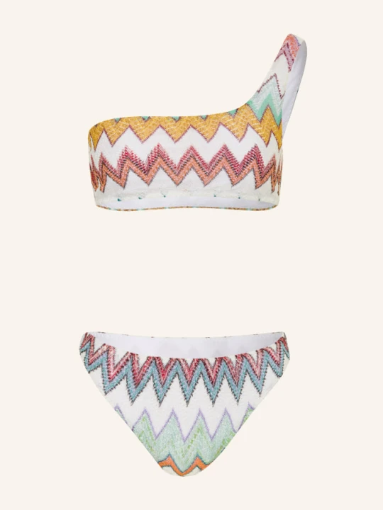 Zdjęcie produktu Missoni Bikini Na Jedno Ramię Z Brokatową Lamówką rosa różowy