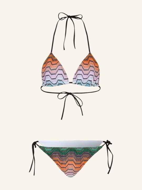 Zdjęcie produktu Missoni Bikini Trójkątne Z Brokatową Przędzą gruen