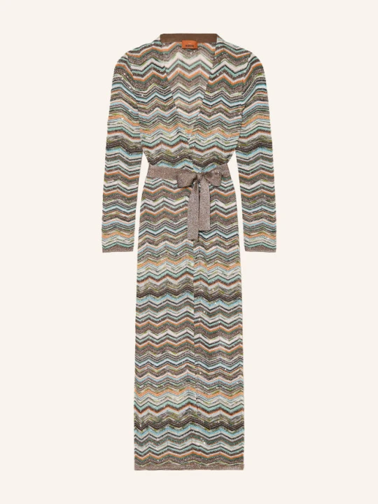 Zdjęcie produktu Missoni Dzianinowa Narzutka Z Cekinami I Błyszczącą Przędzą braun brązowy
