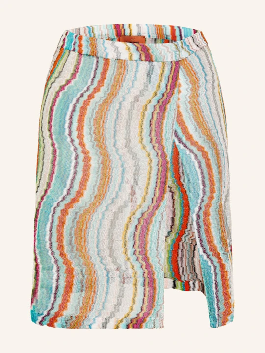 Zdjęcie produktu Missoni Dzianinowa Spódnica Z Błyszczącą Przędzą braun