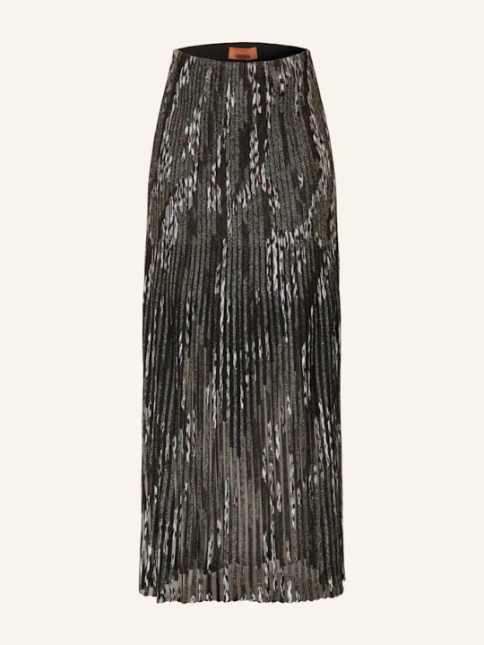 Zdjęcie produktu Missoni Dzianinowa Spódnica Z Błyszczącą Przędzą schwarz czarny