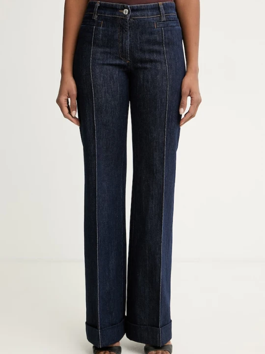 Zdjęcie produktu Missoni jeansy straight damskie granatowy