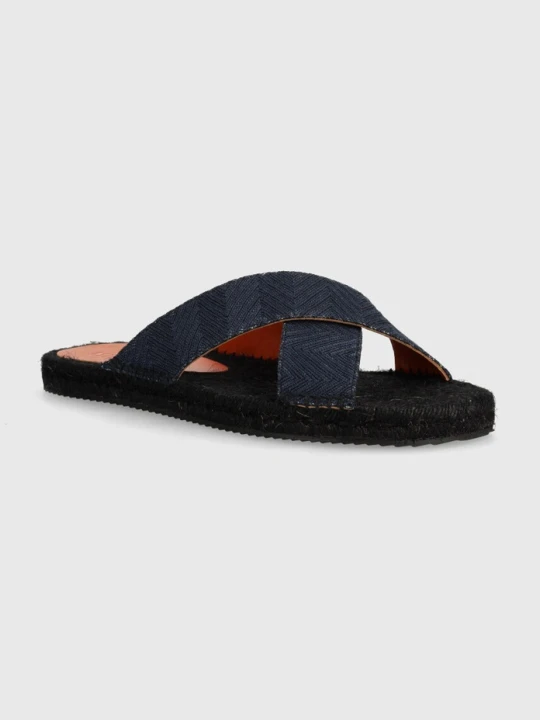 Zdjęcie produktu Missoni klapki na płaskim obcasie granatowy