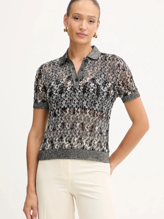Zdjęcie produktu Missoni polo brązowy