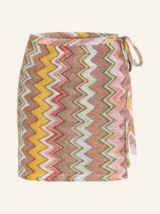 Zdjęcie produktu Missoni Spódnica Kopertowa Z Brokatową Przędzą braun brązowy