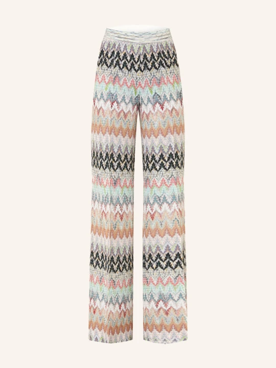 Zdjęcie produktu Missoni Spodnie Z Dzianiny Z Błyszczącą Przędzą weiss biały