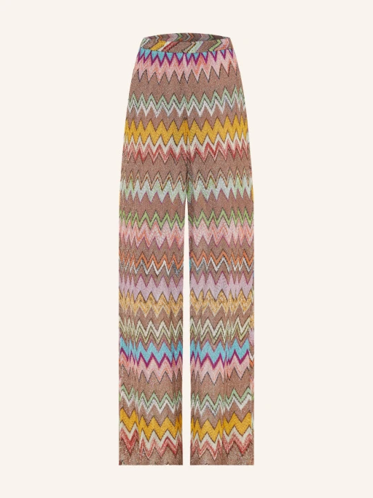 Zdjęcie produktu Missoni Spodnie Z Dzianiny Z Brokatową Przędzą braun brązowy