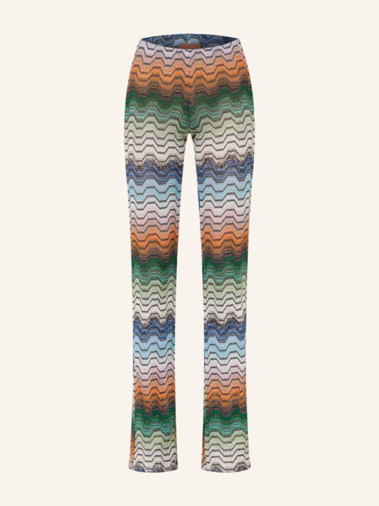 Zdjęcie produktu Missoni Spodnie Z Dzianiny Z Brokatową Przędzą gruen beżowy
