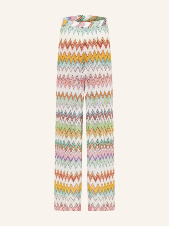 Zdjęcie produktu Missoni Spodnie Z Dzianiny Z Brokatową Przędzą rosa różowy