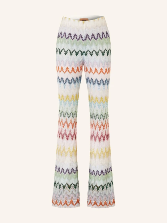 Zdjęcie produktu Missoni Spodnie Z Dzianiny Z Brokatową Przędzą weiss biały