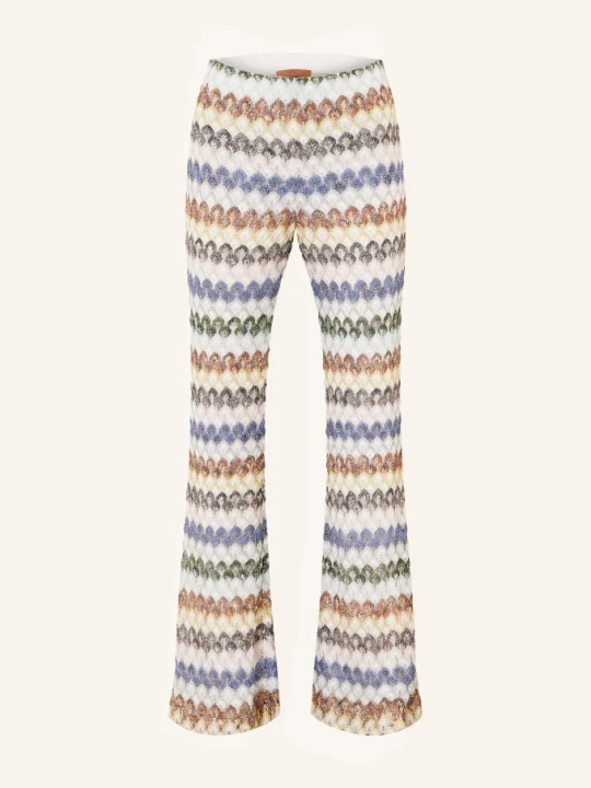 Zdjęcie produktu Missoni Spodnie Z Dzianiny Z Brokatową Przędzą weiss biały