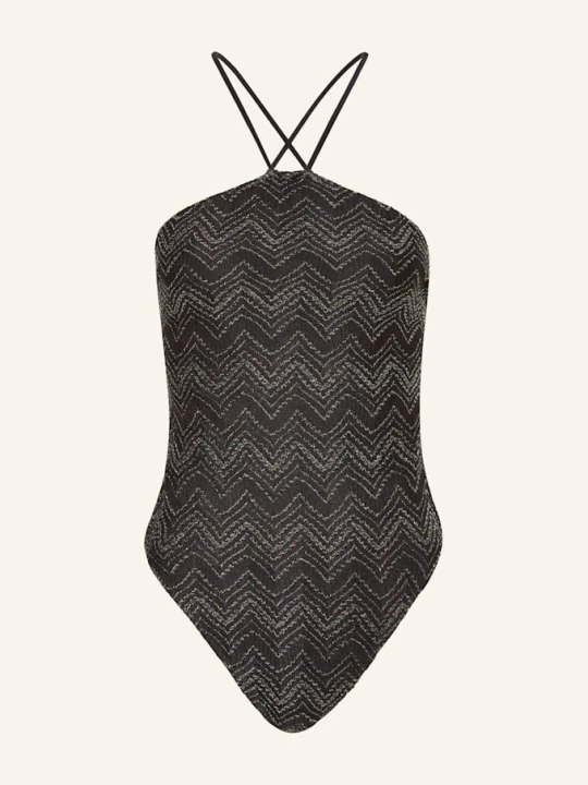 Zdjęcie produktu Missoni Strój Kąpielowy Wiązany Na Szyi Z Błyszczącą Przędzą schwarz czarny