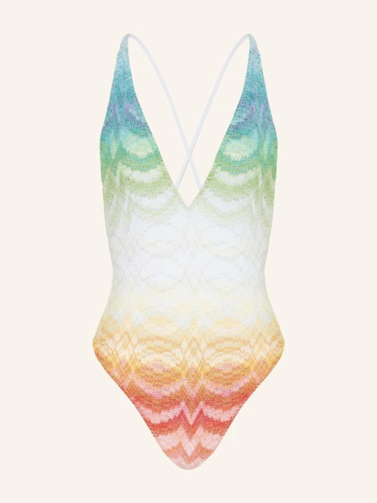 Zdjęcie produktu Missoni Strój Kąpielowy Z Brokatową Nicią blau beżowy