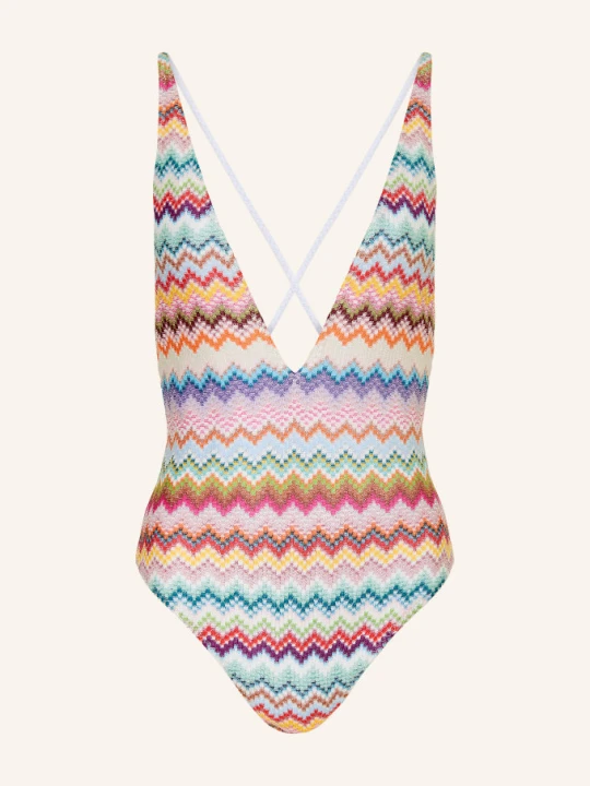 Zdjęcie produktu Missoni Strój Kąpielowy Z Brokatową Nicią rot beżowy