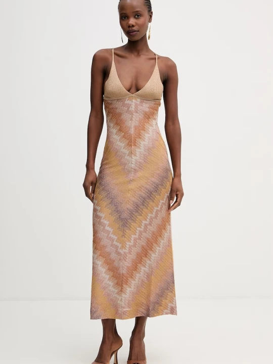 Zdjęcie produktu Missoni sukienka pomarańczowy