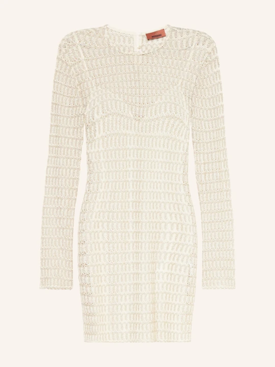 Zdjęcie produktu Missoni Sukienka Szydełkowa Z Błyszczącą Przędzą beige