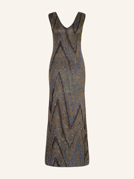 Zdjęcie produktu Missoni Sukienka Wieczorowa Z Cekinami braun