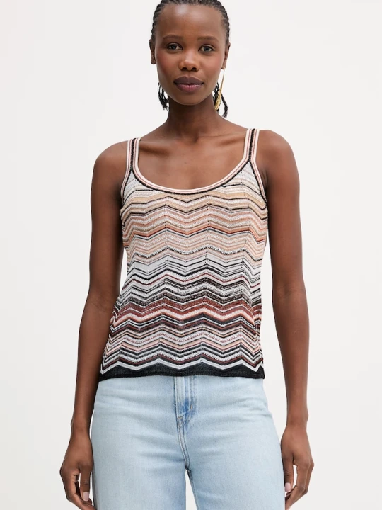 Zdjęcie produktu Missoni top pomarańczowy