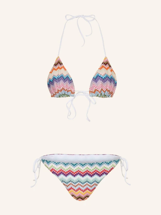 Zdjęcie produktu Missoni Trójkątne Bikini Z Błyszczącą Nicią rot