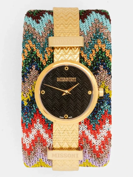 Zdjęcie produktu Missoni zegarek złoty