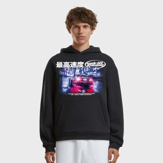 Zdjęcie produktu Drift Racing Fluffy Hoody Mister Tee czarny