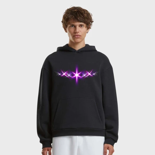 Zdjęcie produktu Startlights Fluffy Hoody Mister Tee czarny