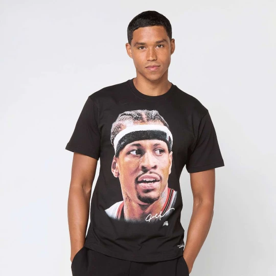 Zdjęcie produktu NBA Philadelphia 76ers Player Big Face Tee Mitchell & Ness czarny