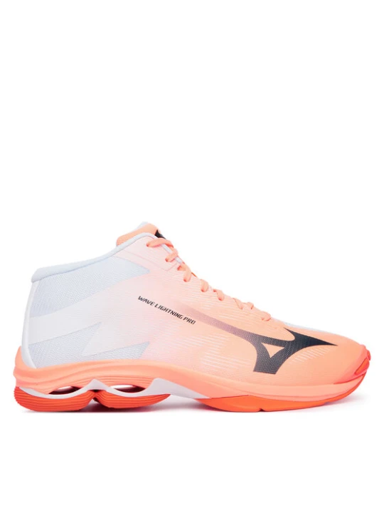 Zdjęcie produktu Mizuno Buty halowe Wave Lightning Pro Mid V1GA2665 Koralowy