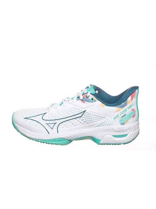 Zdjęcie produktu Mizuno Buty sportowe "Wave Exceed" w kolorze turkusowo-białym rozmiar: 40